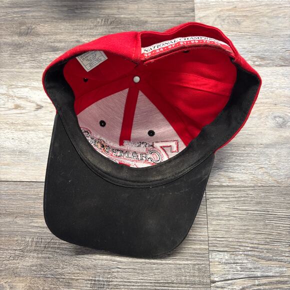 Ohio State Buckeyes 7-Time National Champions OS Top of‎ the World Strapback Hat - Picture 6 of 7